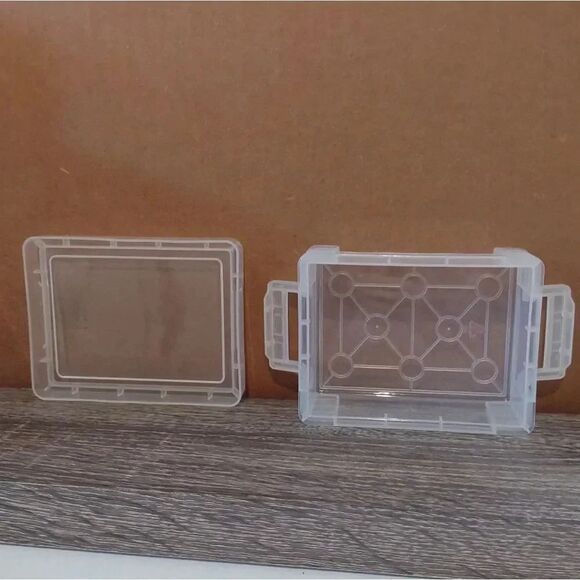 Trading Card Plastic Container with snap lids lot of 10 - Picture 7 of 7